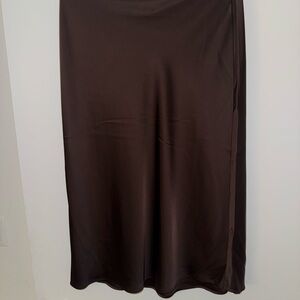 Joie Chocolate Brown Midi Skirt
